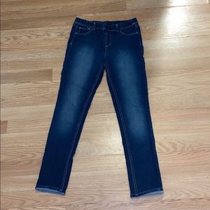dark wash jeggings